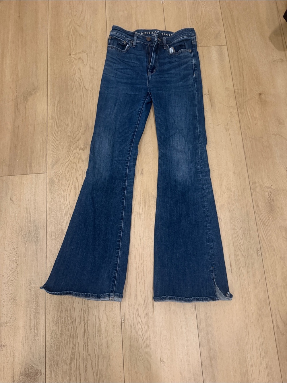 American Eagle Outfitters Dark Blue Flare Jeans